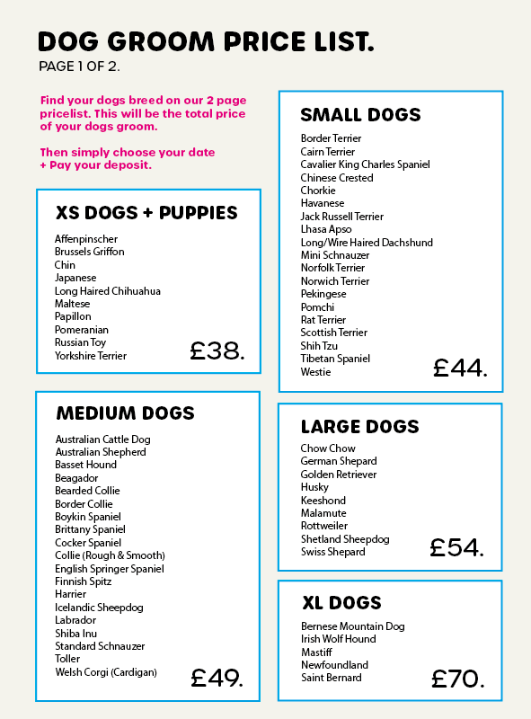 Kibble Dog Spa Booking