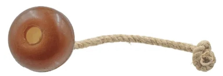 Sotnos Rubber Tug and Throw Ball + Rope