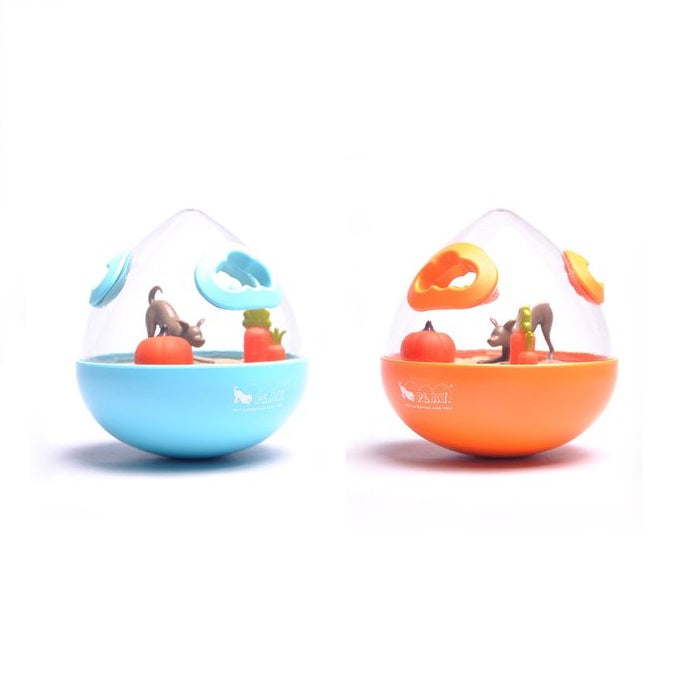 P.L.A.Y. Wobble Ball Interactive Dog Toy Kibble Bakery Dog Spa