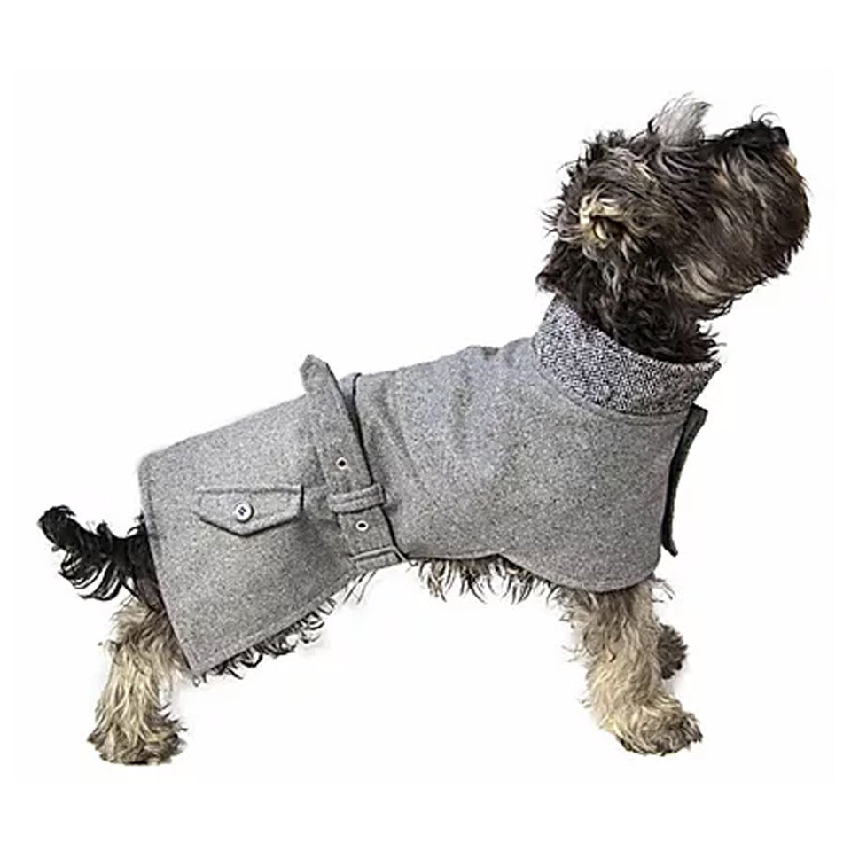 Sotnos Urban Grey Tweed Coat
