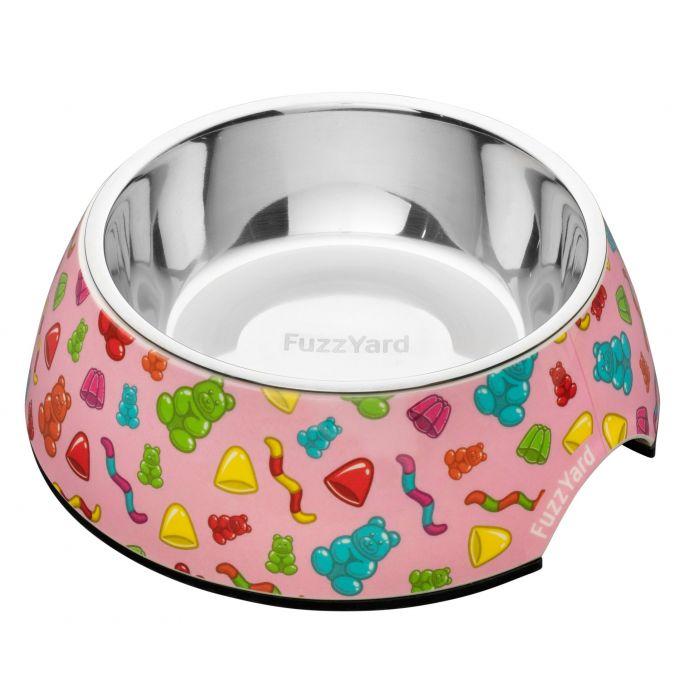 FUZZYARD Jelly Bears Easy Feeder Dog Bowl