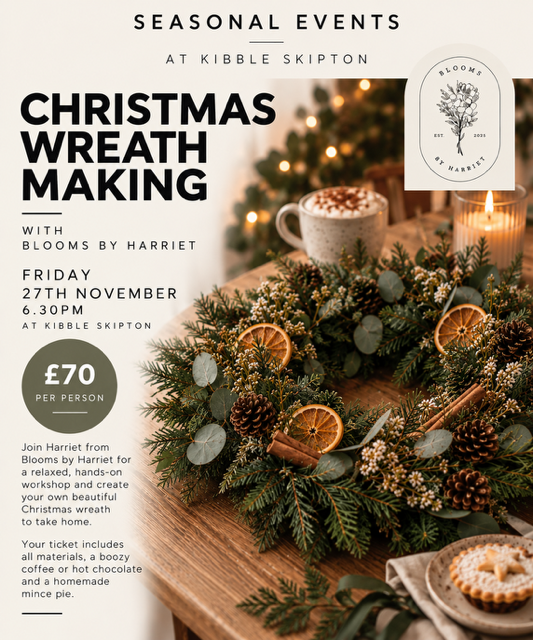 Christmas Wreath Making at Kibble 🎄