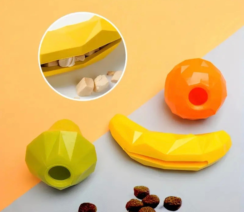 Pear Dog Treat Dispenser Toy