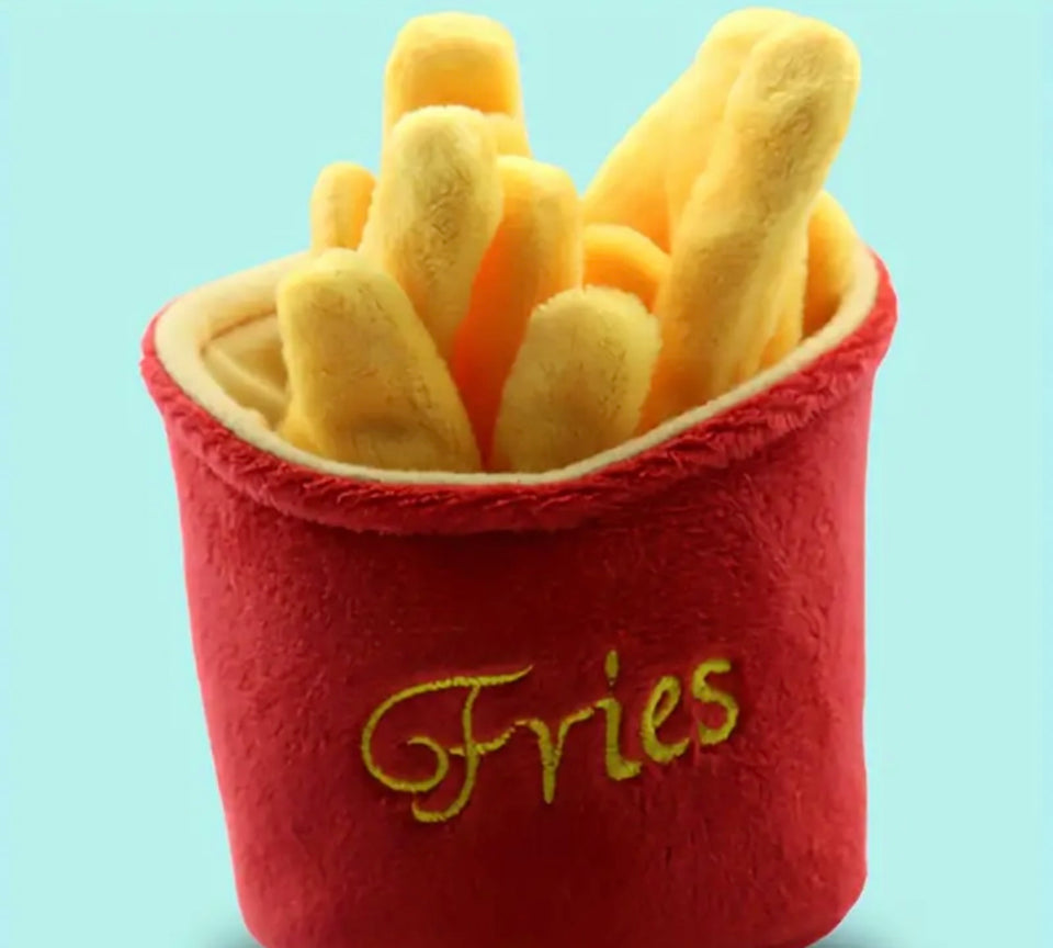 Fries Squeak Dog Toy