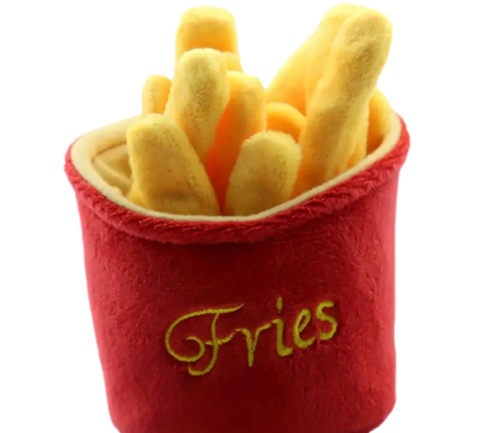 Fries Squeak Dog Toy