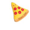 Pizza Slice Squeak Dog Toy