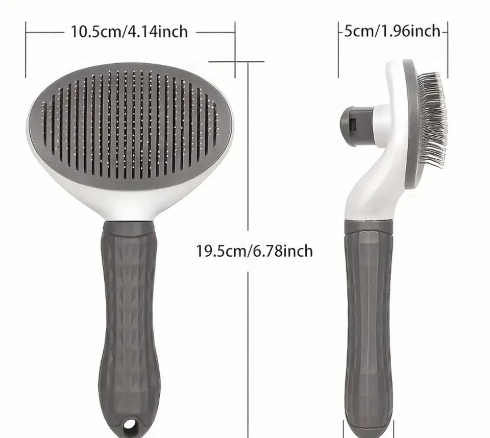 Grey Grooming Brush