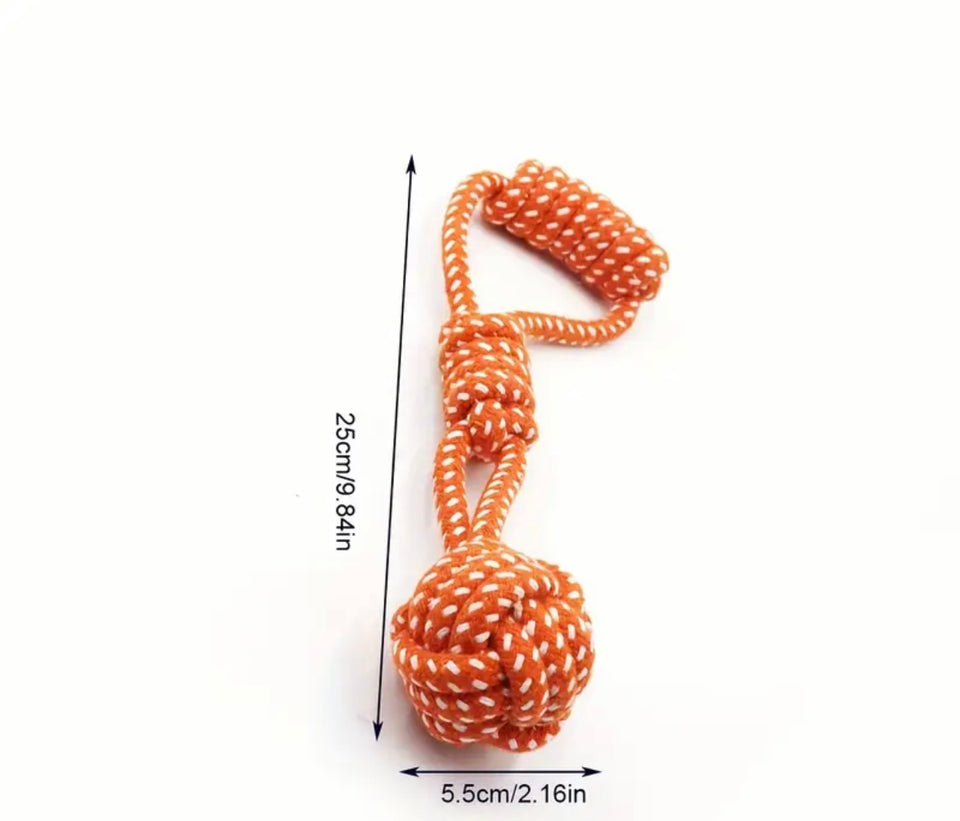 Dog Rope Toy with Ball