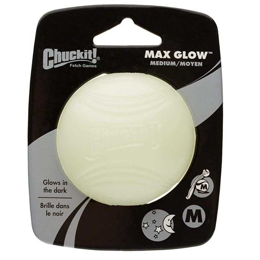 Chuckit Max Glow Ball Dog Toy
