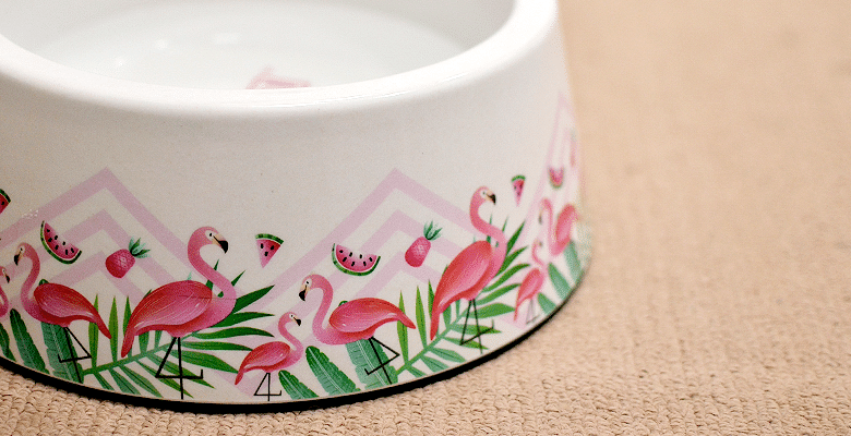 Dashi Flamingo Bamboo Bowl