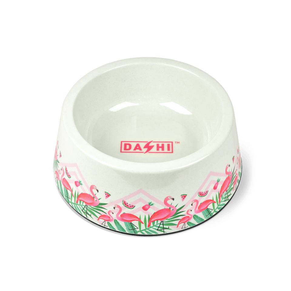 Dashi Flamingo Bamboo Bowl