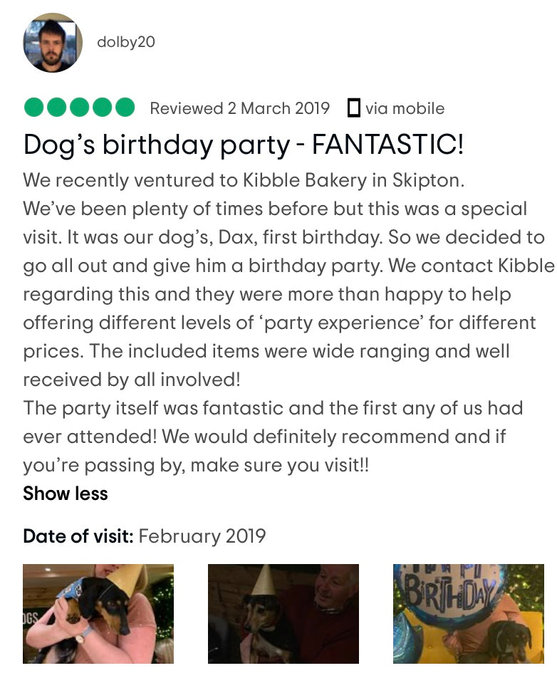 Dog Birthday Party